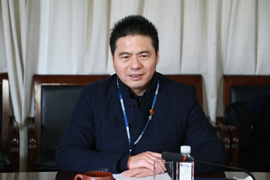 蒋锡培接待浙商银行总行副行长姜雨林一行